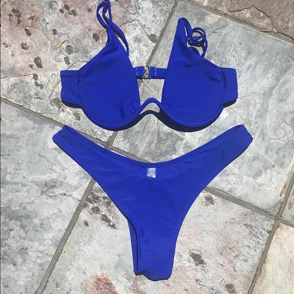 Zaful Royal Blue Bikini